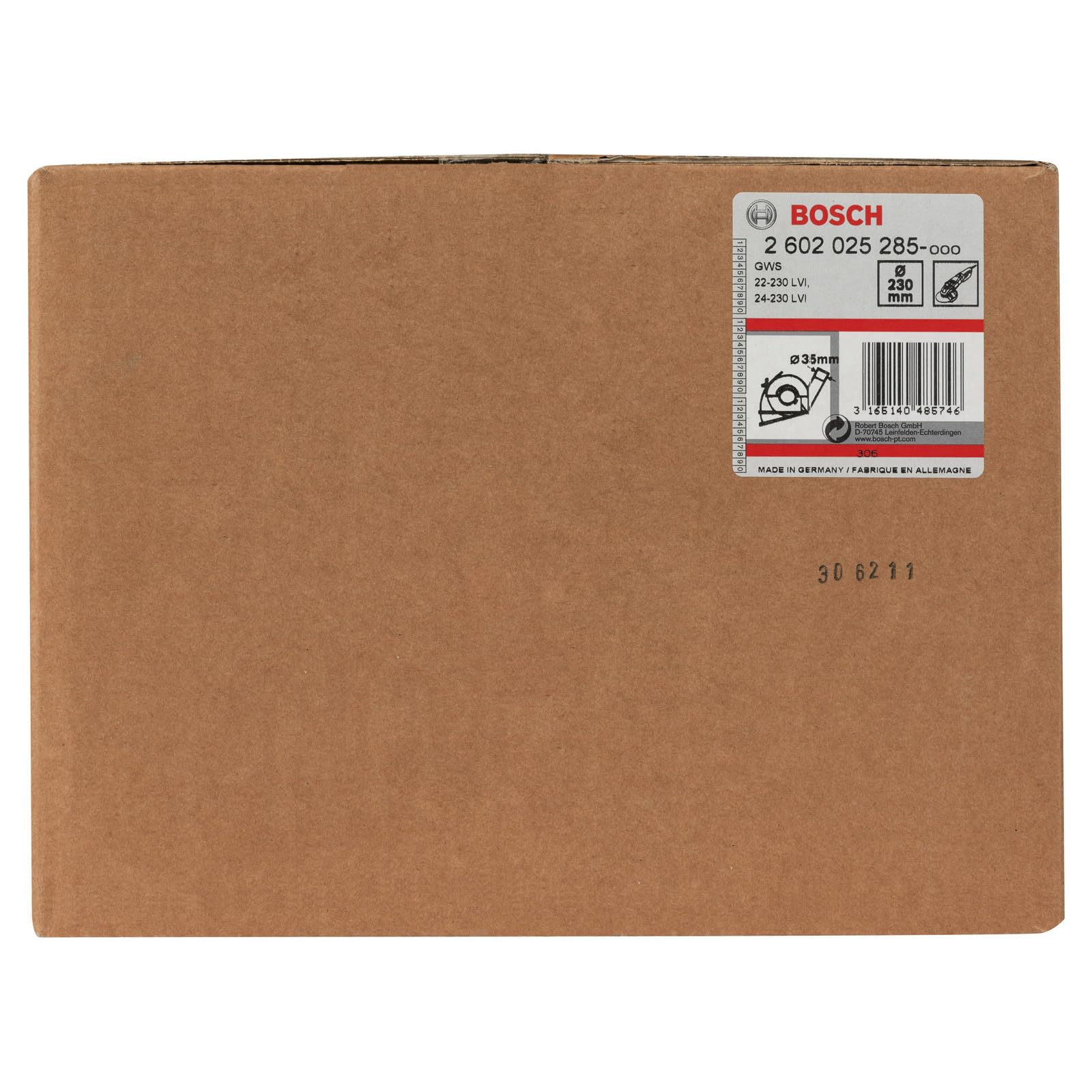 Bosch 2602025285 capot aspiration 230 mm rail guidage