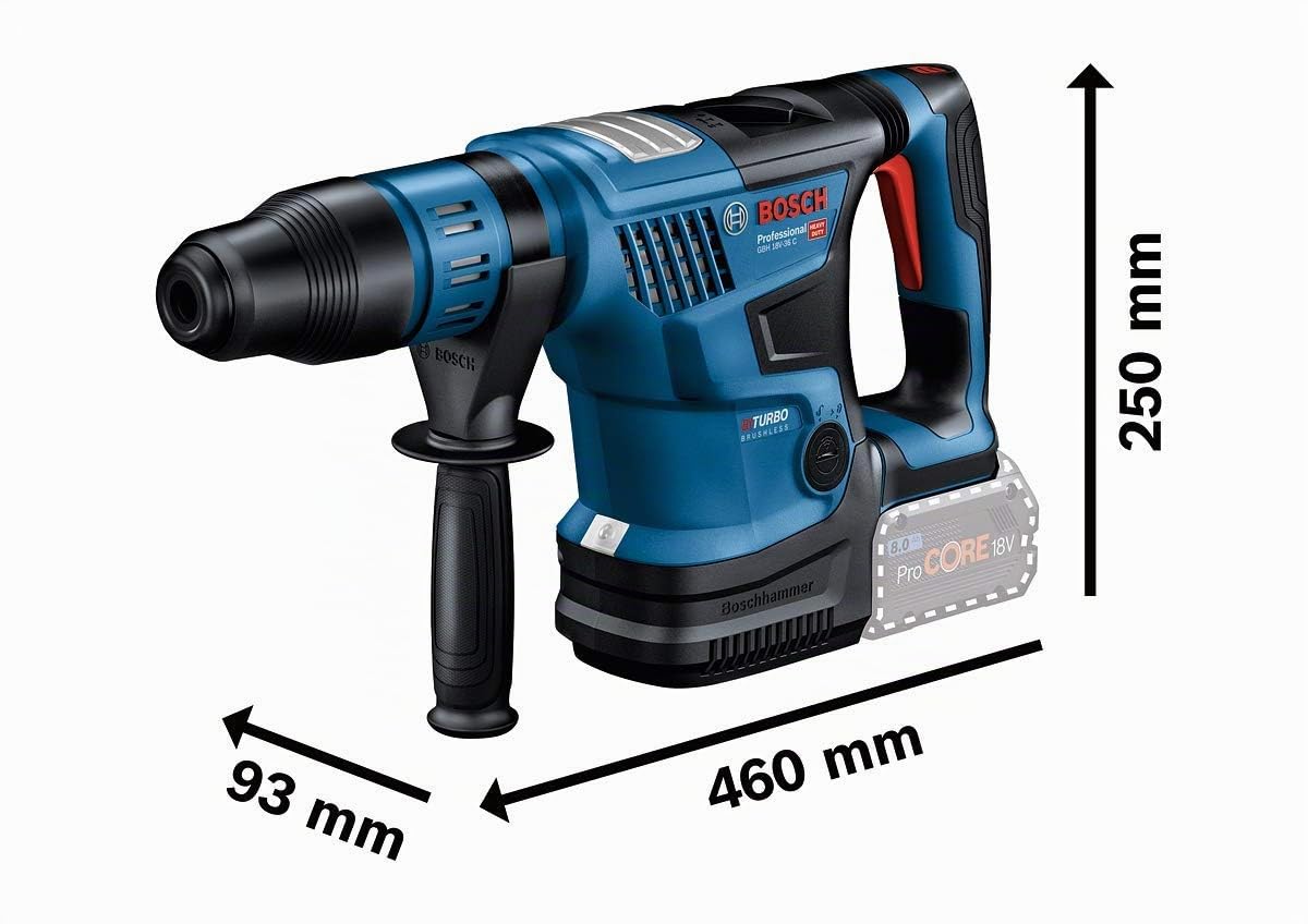 Bosch GBH 18V-36 C perforateur SDS max solo coffret 7,0 J