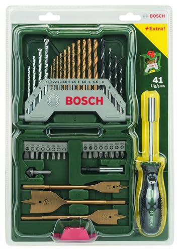 Bosch X-Line Titane coffret forets 40 pièces multi-matériaux