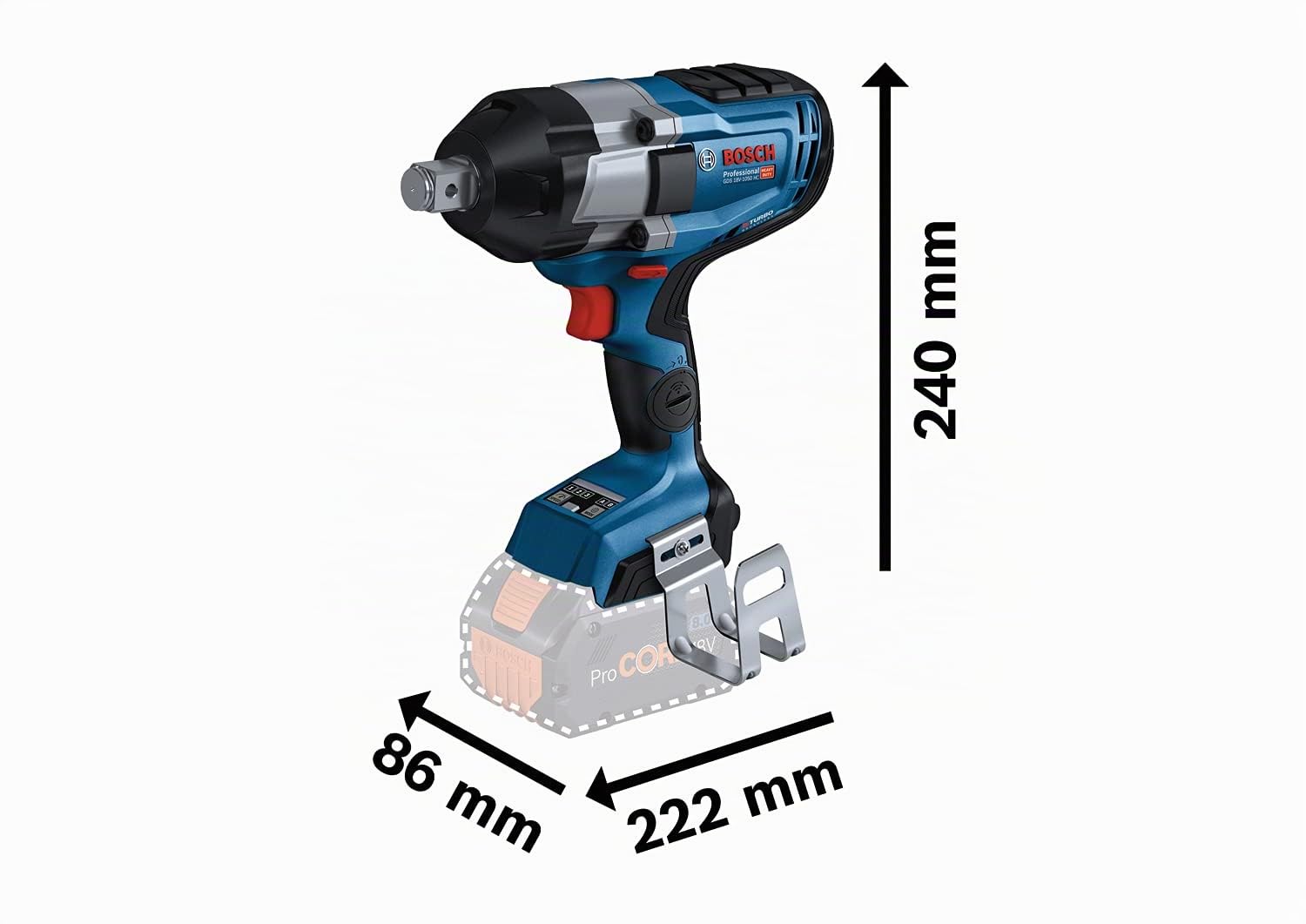 Bosch GDS 18V-1050 H boulonneuse sans fil solo