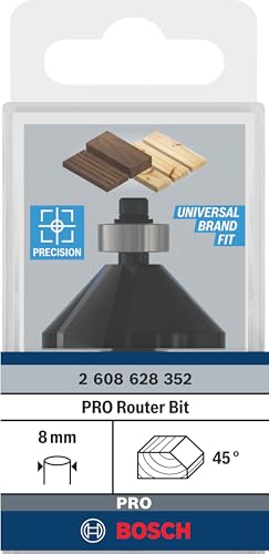 Bosch Fraise à chanfreiner 45° 8mm bois carbure
