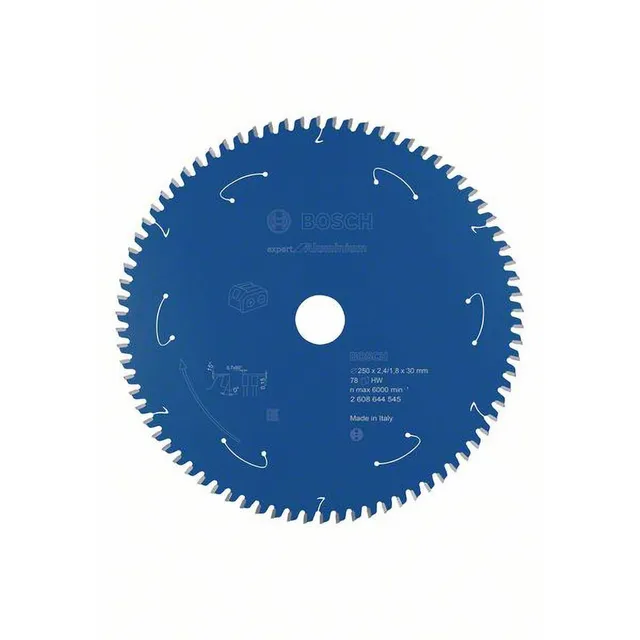 Bosch Expert for Aluminium lame 254x30 78 dents alu
