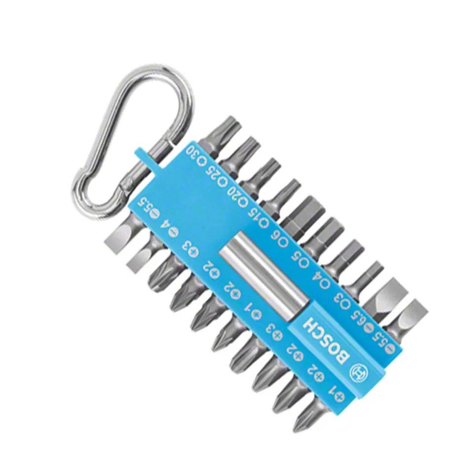 Bosch assortiment embouts vissage 21 pièces bleu porte-embout