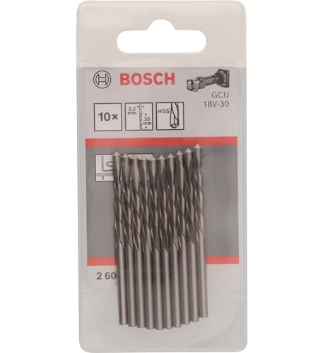 Bosch Forets à pointe de guidage 3,2 mm lot 10 pcs