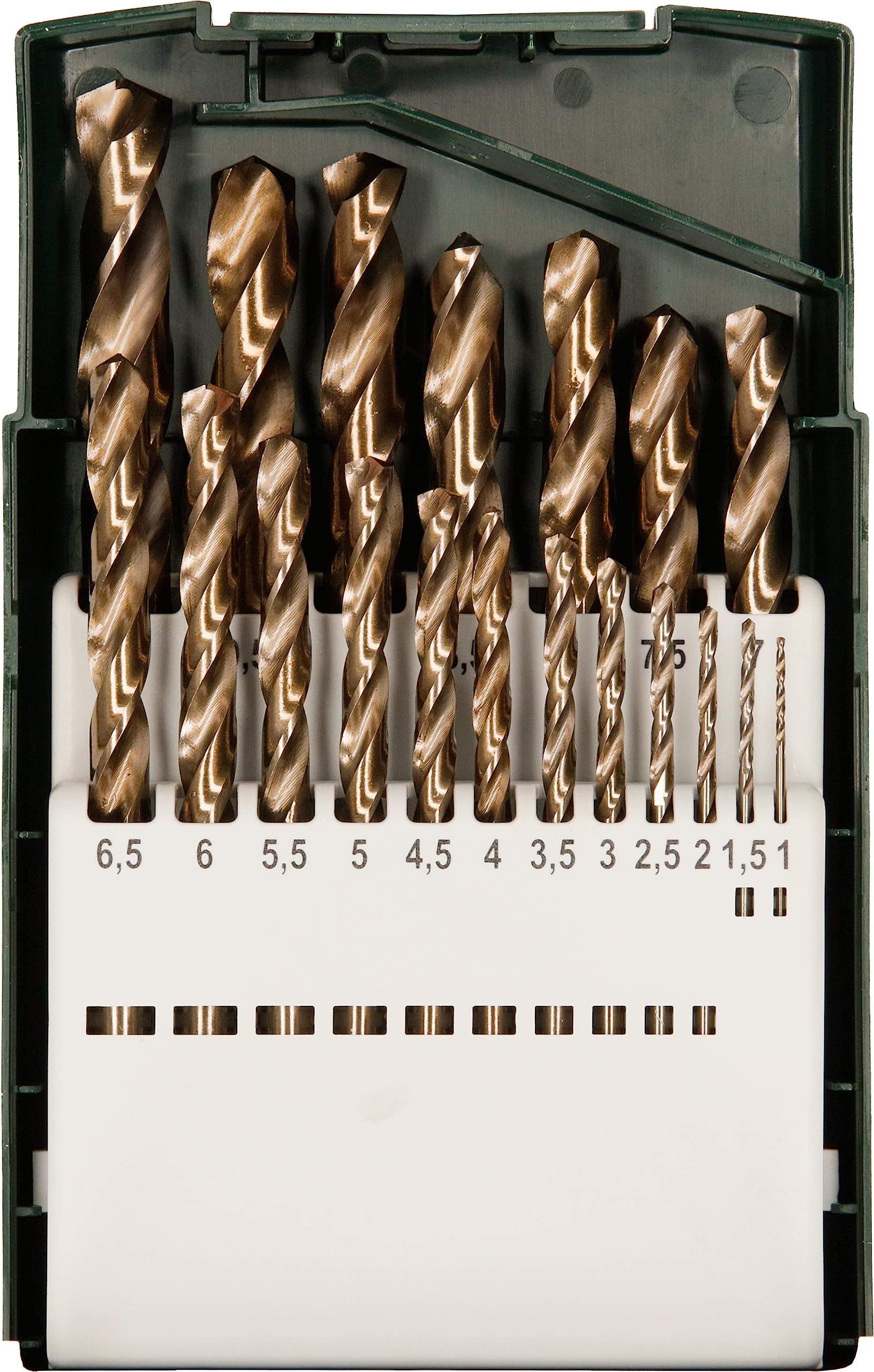 Bosch set 19 forets HSS-Cobalt 1-10 mm métal