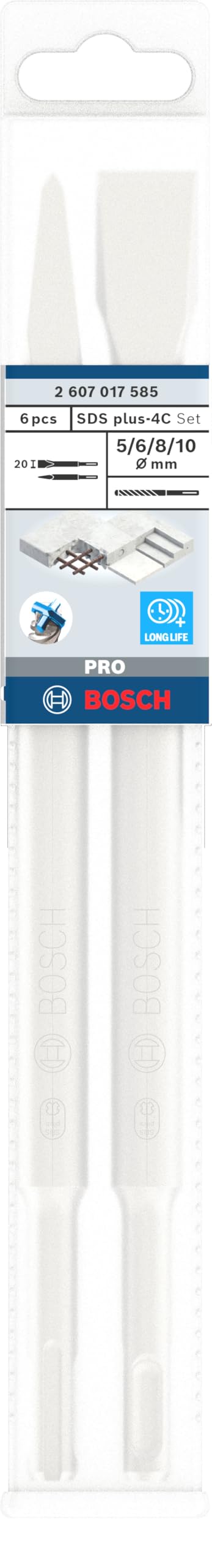 Bosch SDS plus-5 coffret forets burins béton 6 pcs