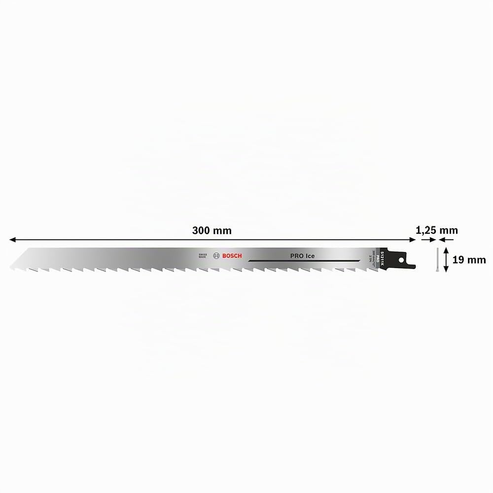 Bosch PRO Ice S1211K lame scie sabre 5 pcs pour glace