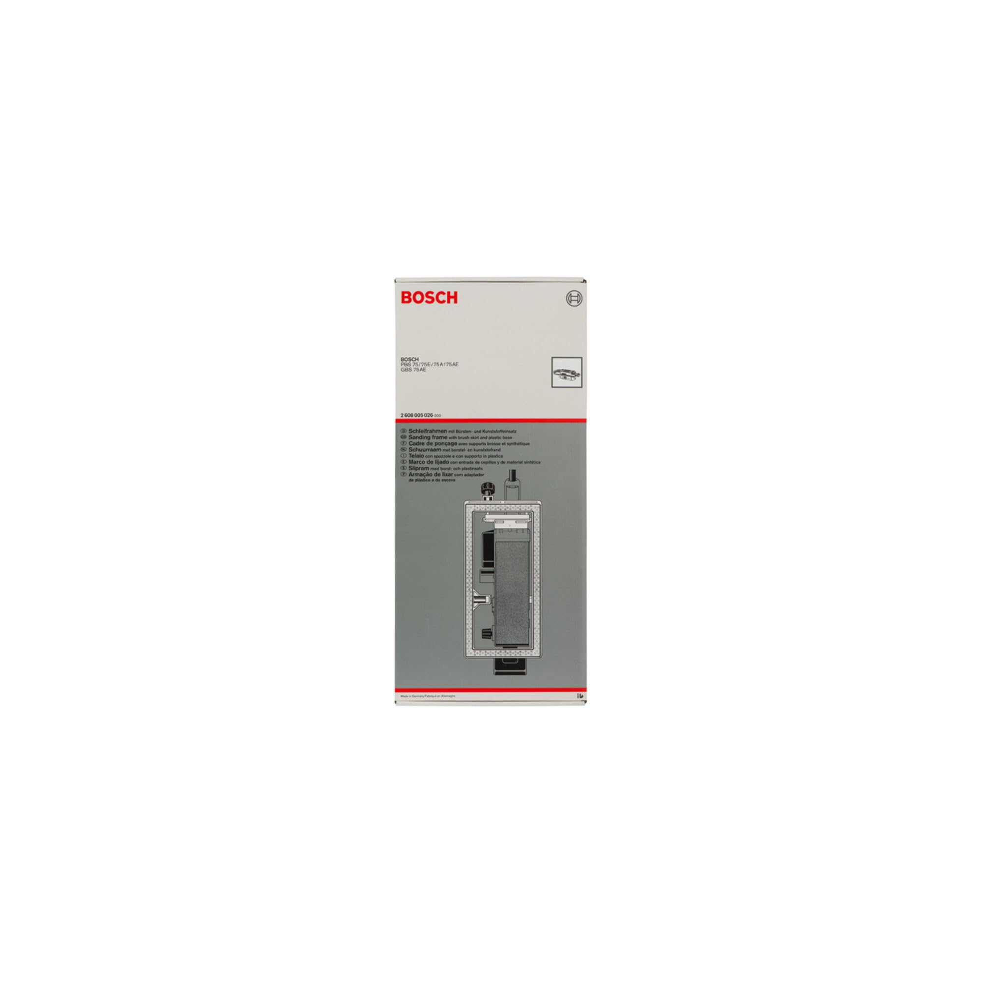 Bosch cadre ponçage PBS GBS 75 ponceuse à bande bois