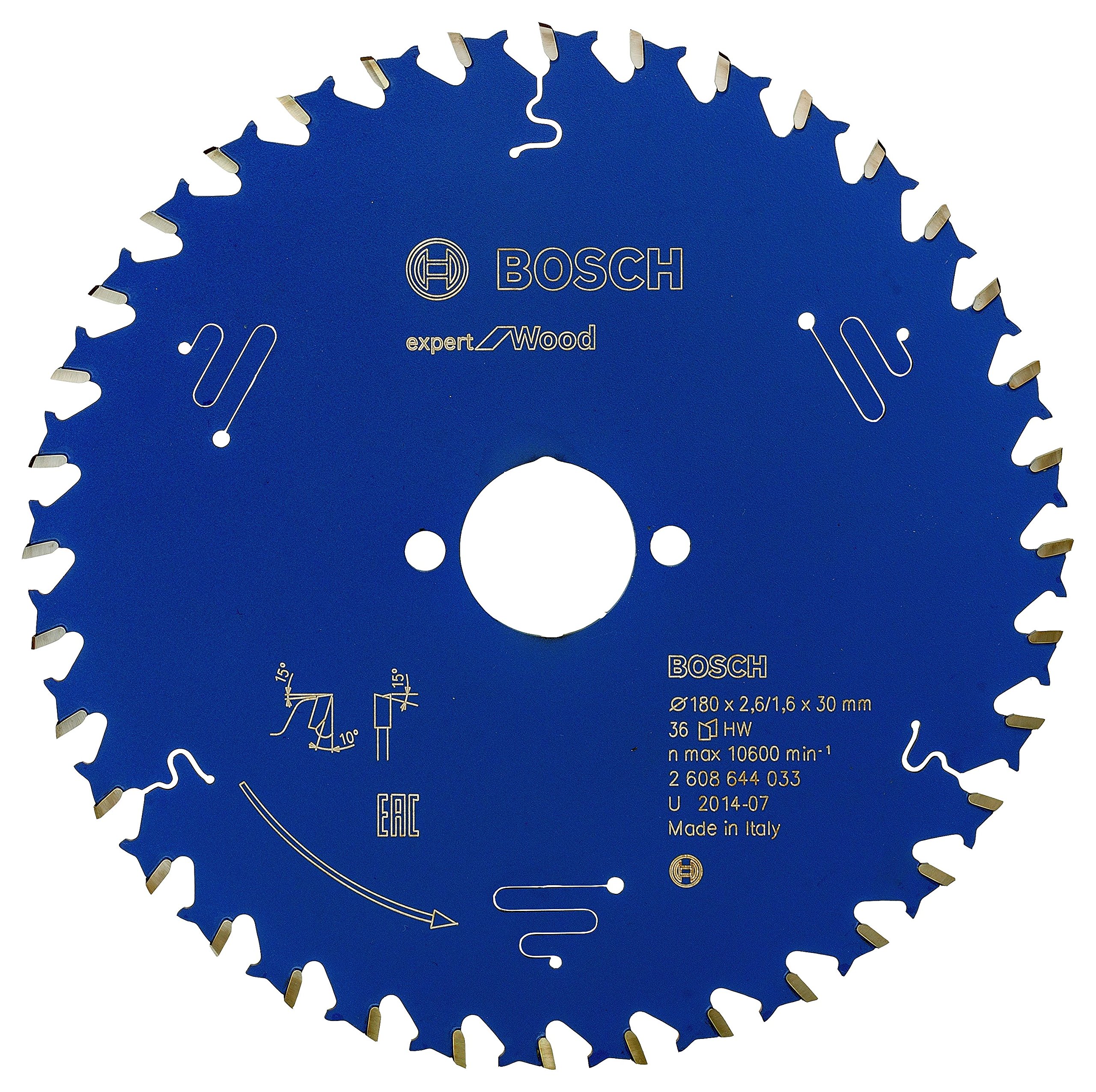 Bosch EXPERT Wood lame scie 190 mm 48 dents bois