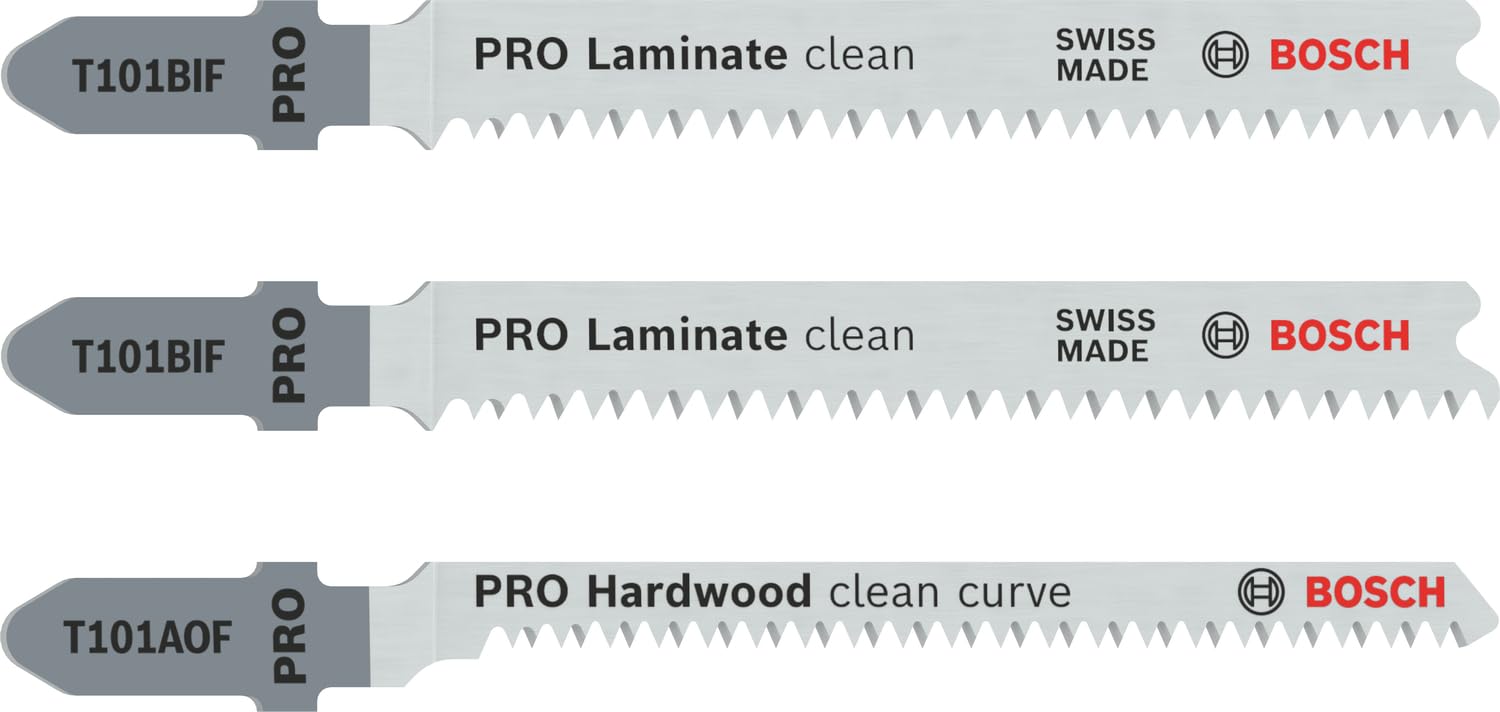 Bosch PRO Laminate Lames scie sauteuse T sans éclat Lot 3
