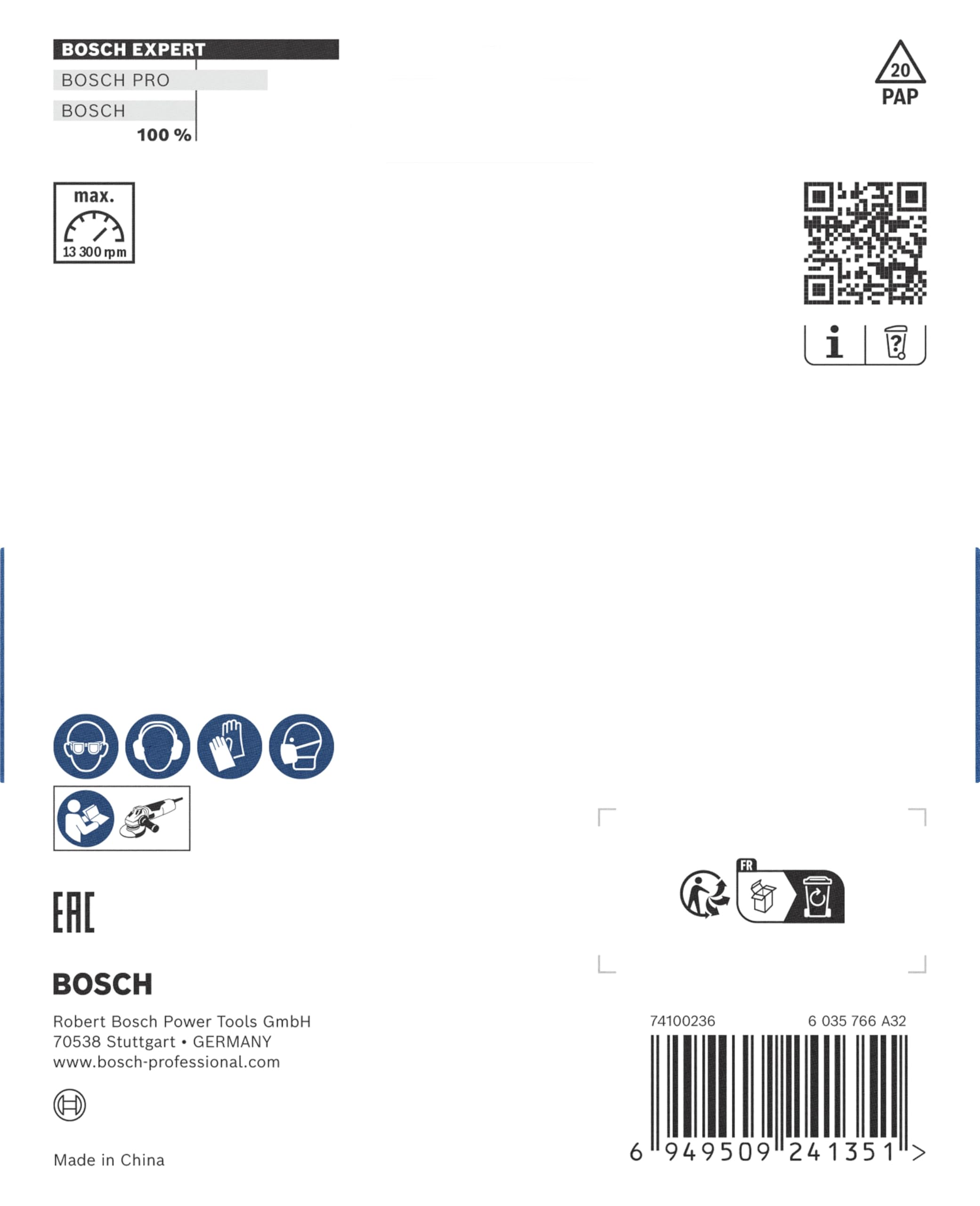 Bosch Expert meule carbure Multi Material 115 mm