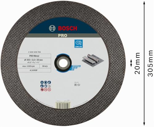 Bosch PRO Metal disque à tronçonner 305 mm 20 mm