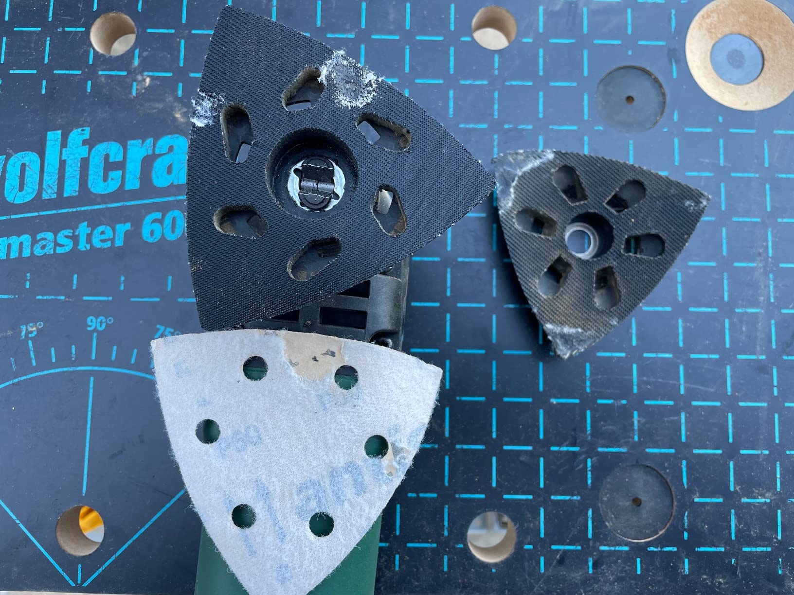 Bosch AVZ 93 G plateau abrasif Delta Starlock PMF