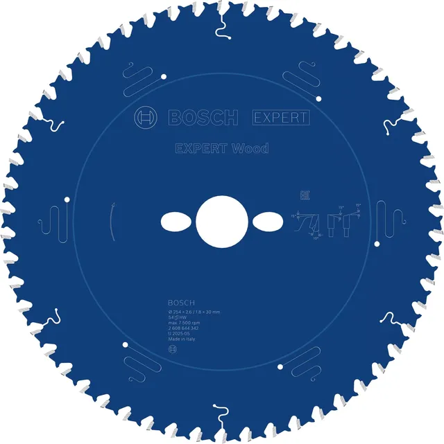 Bosch Expert Wood 254 mm lame scie circulaire 54 dents