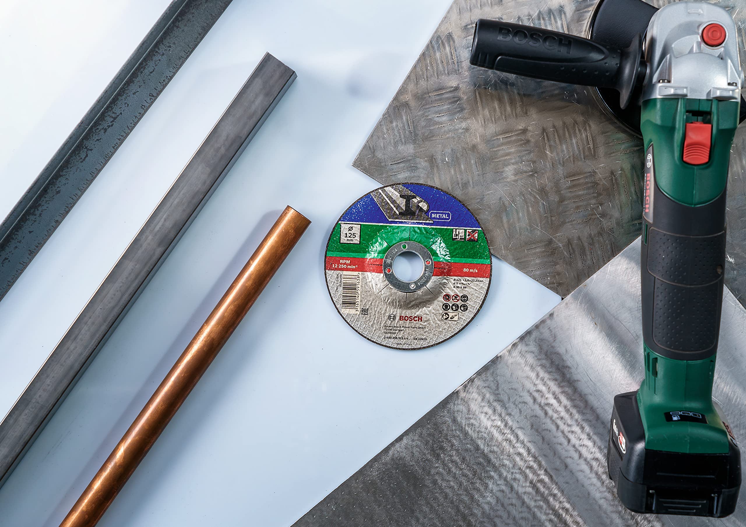 Bosch 5 Disques Tronçonner Métal Ø 125 mm Déporté