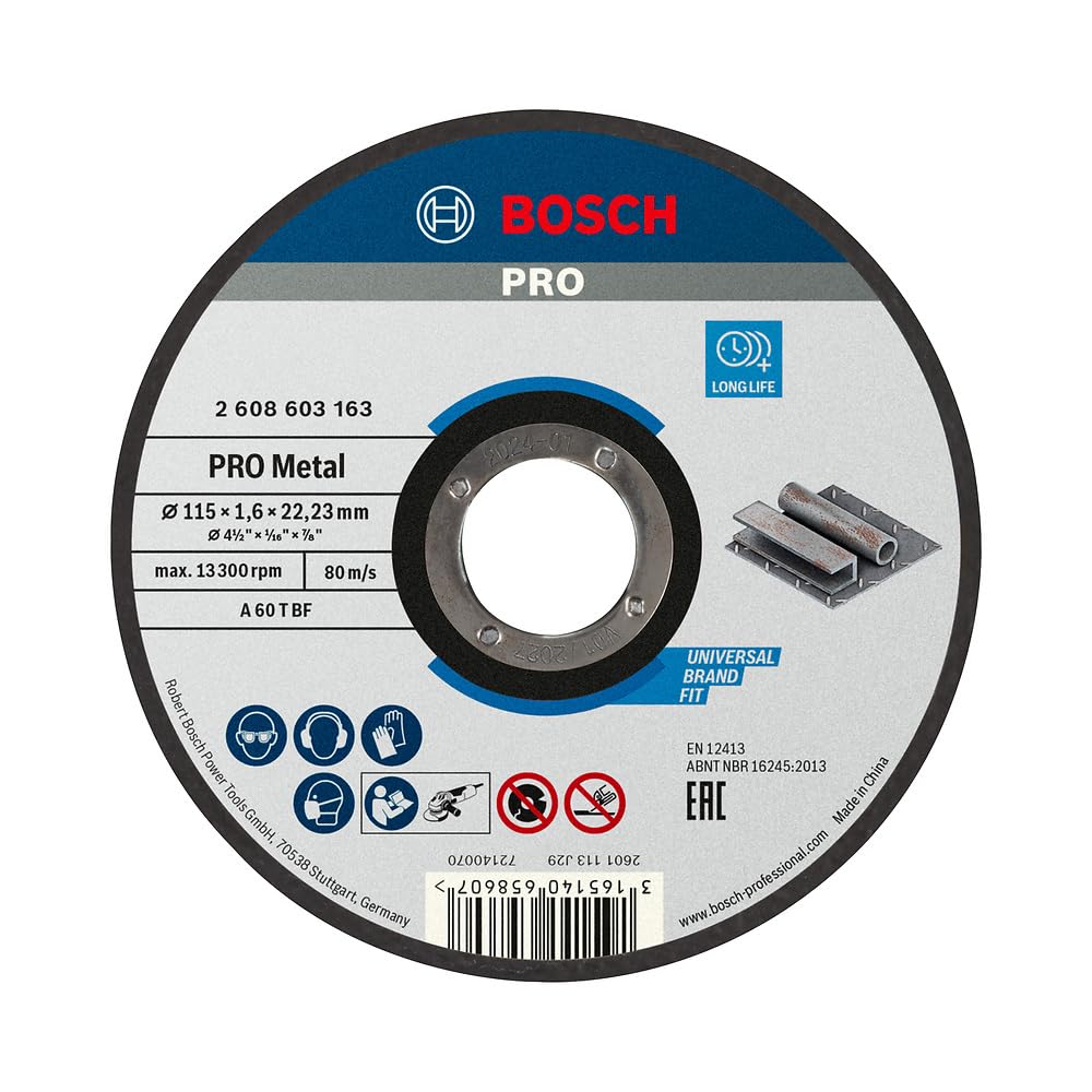 Bosch PRO Metal disque à tronçonner 125x1,6 mm