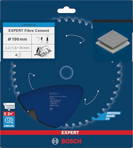 Bosch Lame circulaire EXPERT 190x30 mm fibrociment PCD
