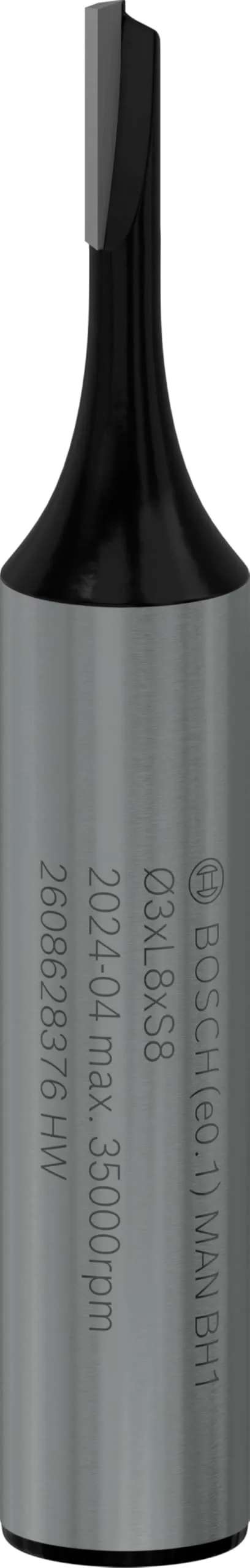 Bosch PRO fraise à rainurer droite 3 mm queue 8 mm
