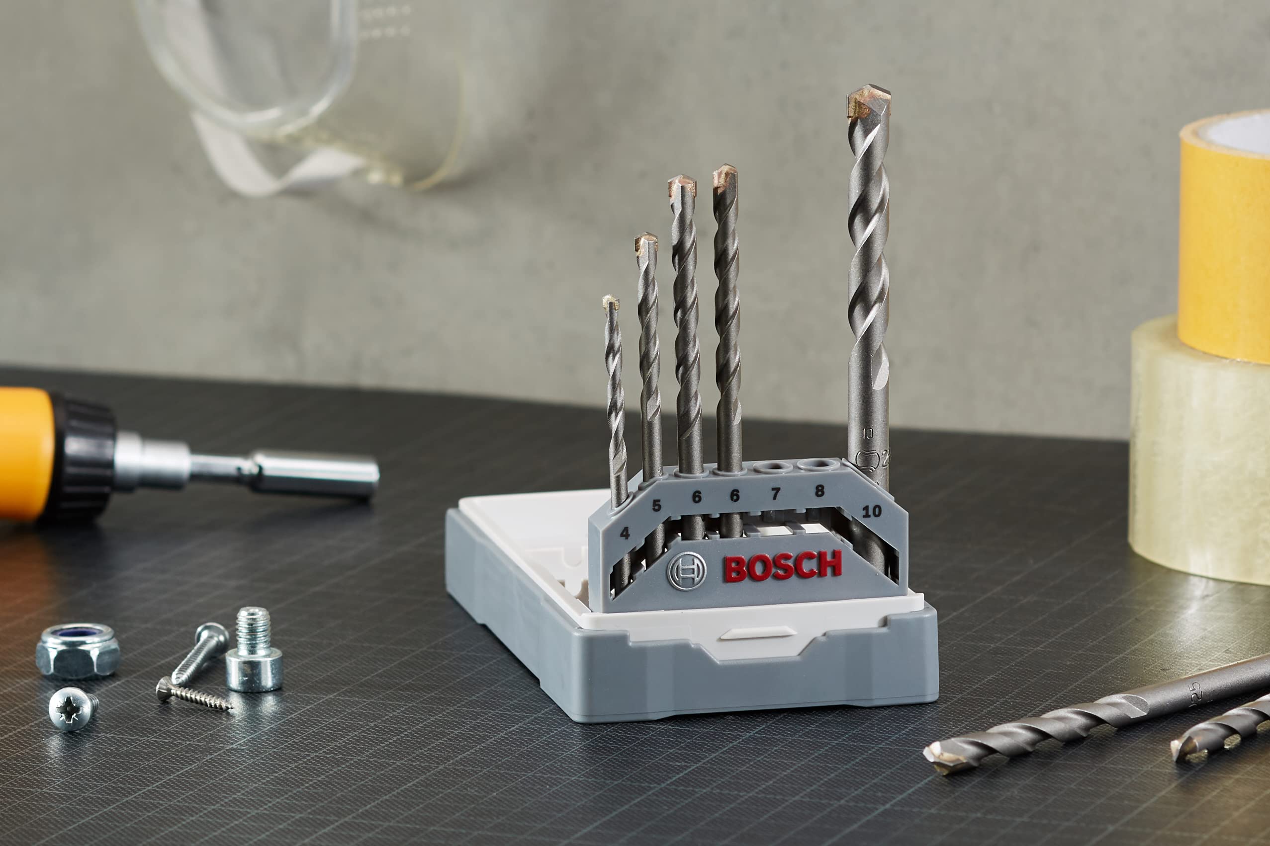 Bosch CYL-3 Jeu 7 Forets Béton Ø4-10 mm Percussion