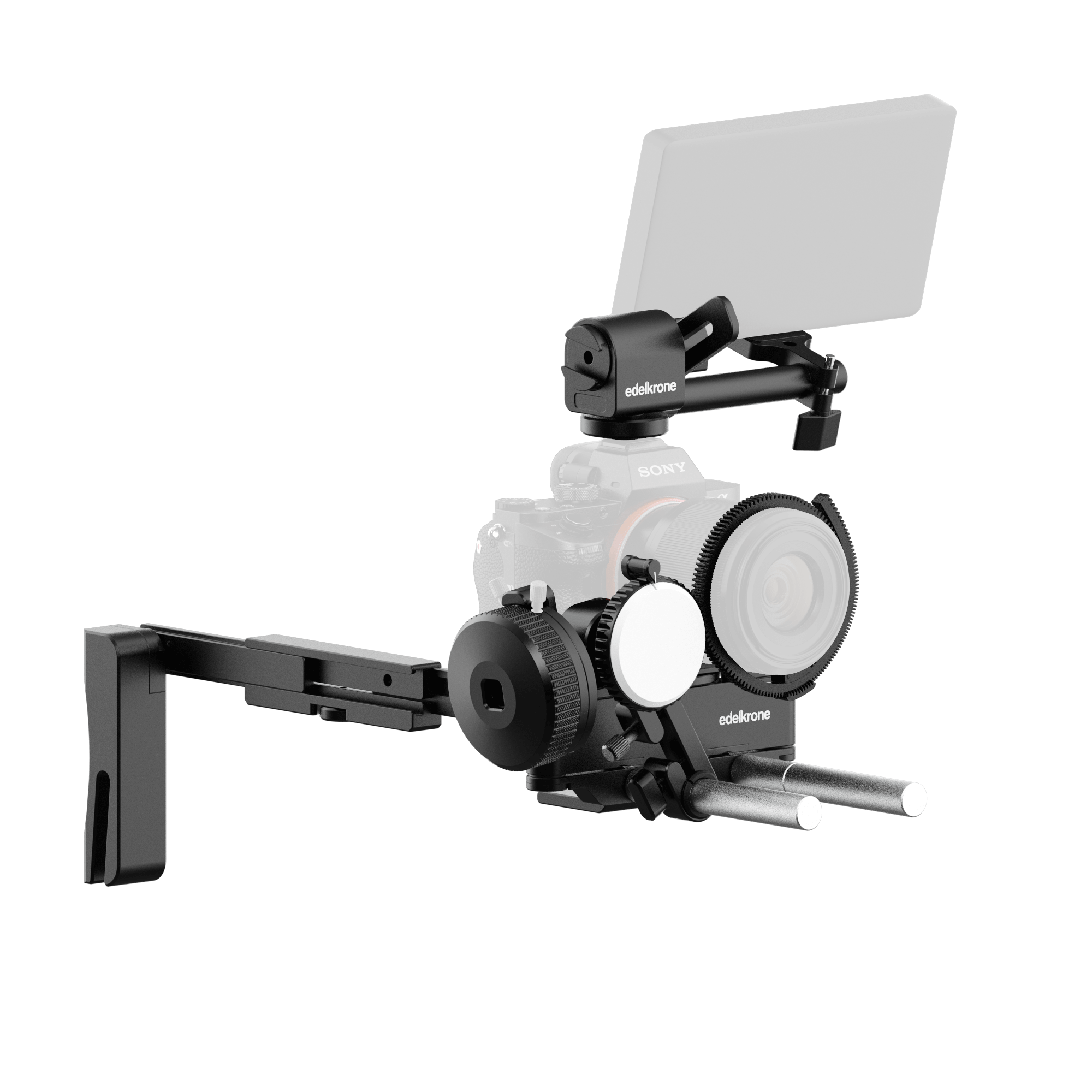 Edelkrone Run-and-Gun bundle rig PocketRIG focus