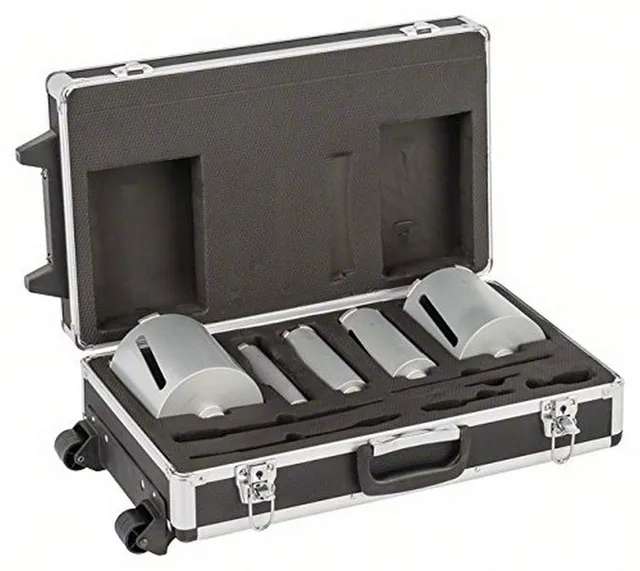 Bosch set 5 couronnes forage diamant G1/2" 38-127 mm à sec
