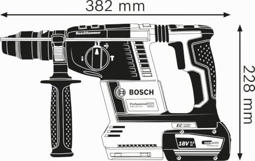 Bosch Marteau perforateur GBH 18V-26 F burineur SDS sans fil