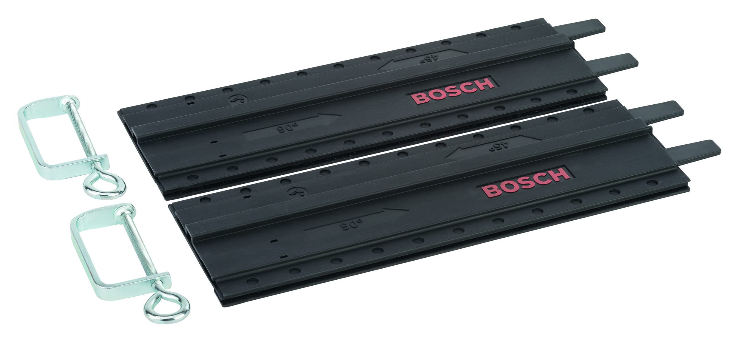 Bosch rails guidage 2x350 mm pinces pour PKS 55A/66A