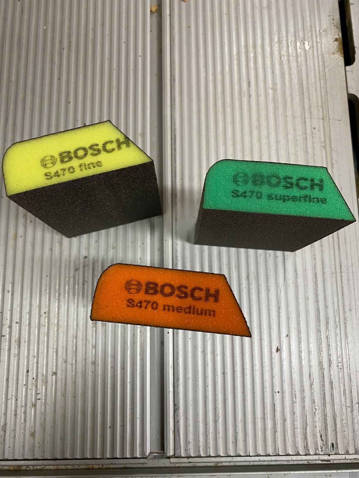Bosch Kit Ponçage Manuel 15 pièces bois métal