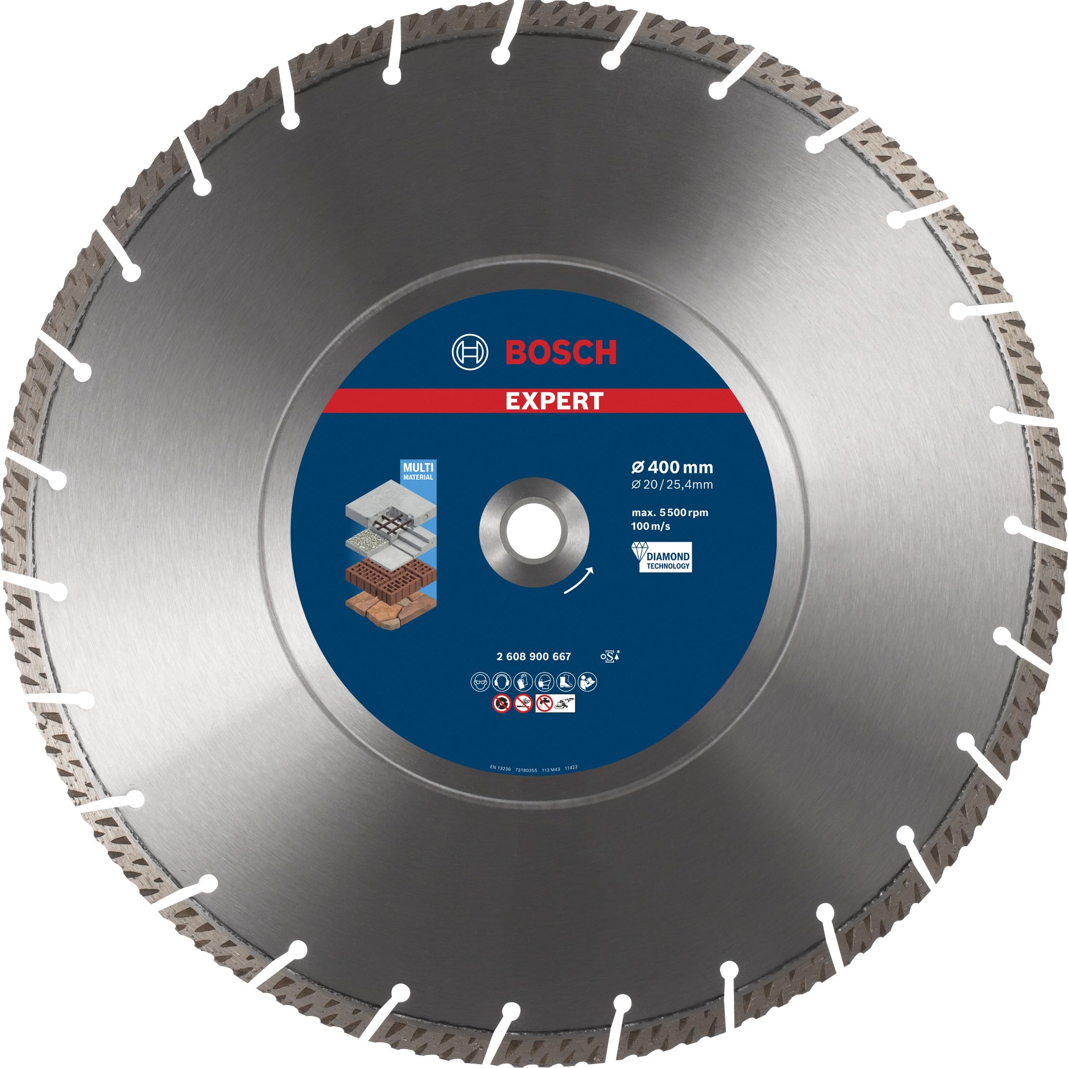 Bosch EXPERT disque diamant béton Ø350 mm Multi Material