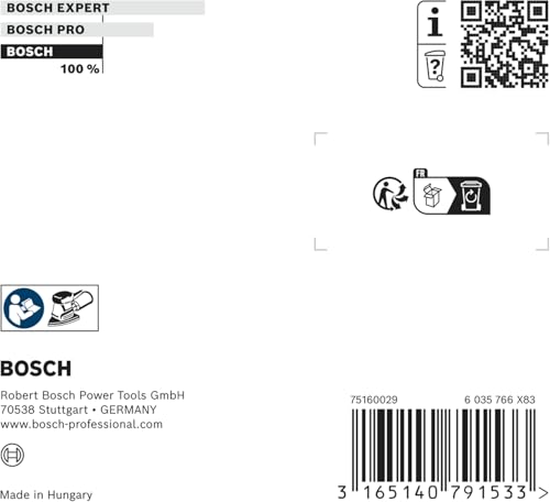 Bosch Abrasifs Plateau de ponçage 101x149 mm auto-agrippant