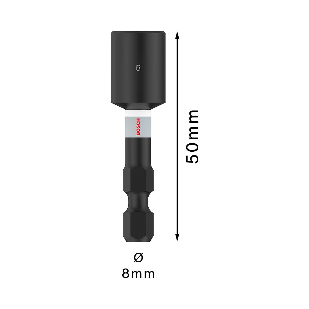 Bosch PRO douille Impact 8 x 50 mm 1/4 pouce