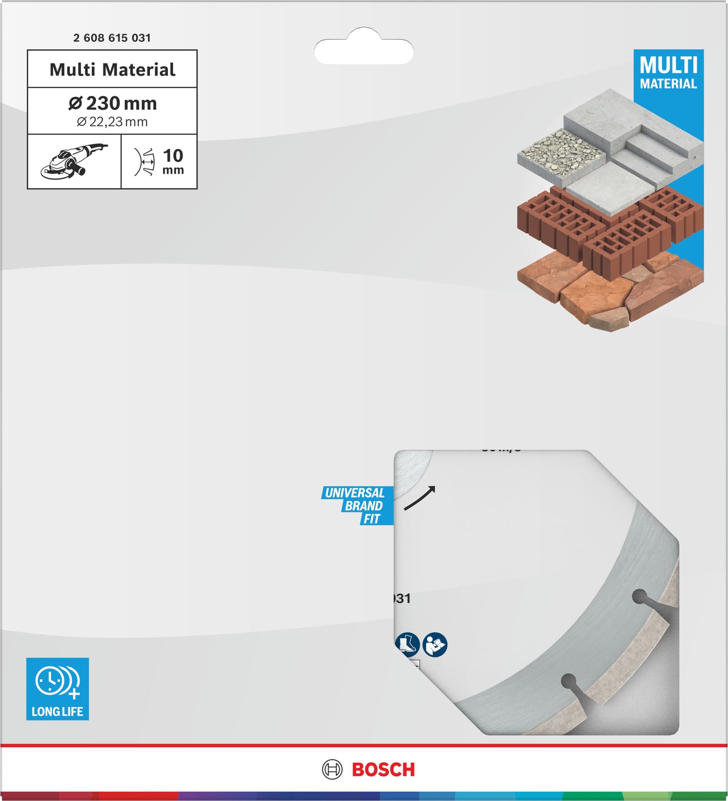 Bosch Multi Material disque diamant 22,23 mm béton brique
