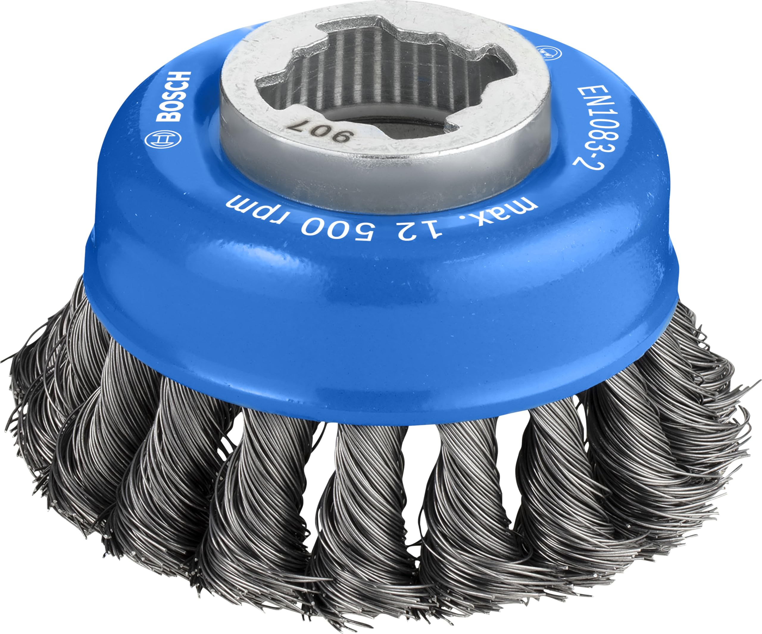 Bosch Pro Brosse Boisseau 75 mm Acier X-Lock Fils Torsadés