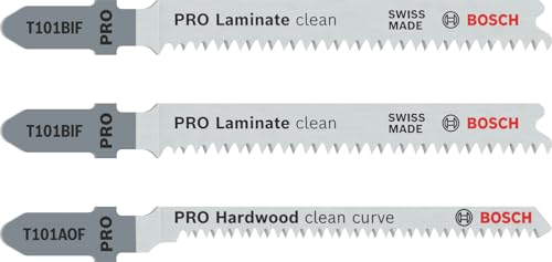 Bosch PRO Laminate Lames scie sauteuse T sans éclat Lot 3