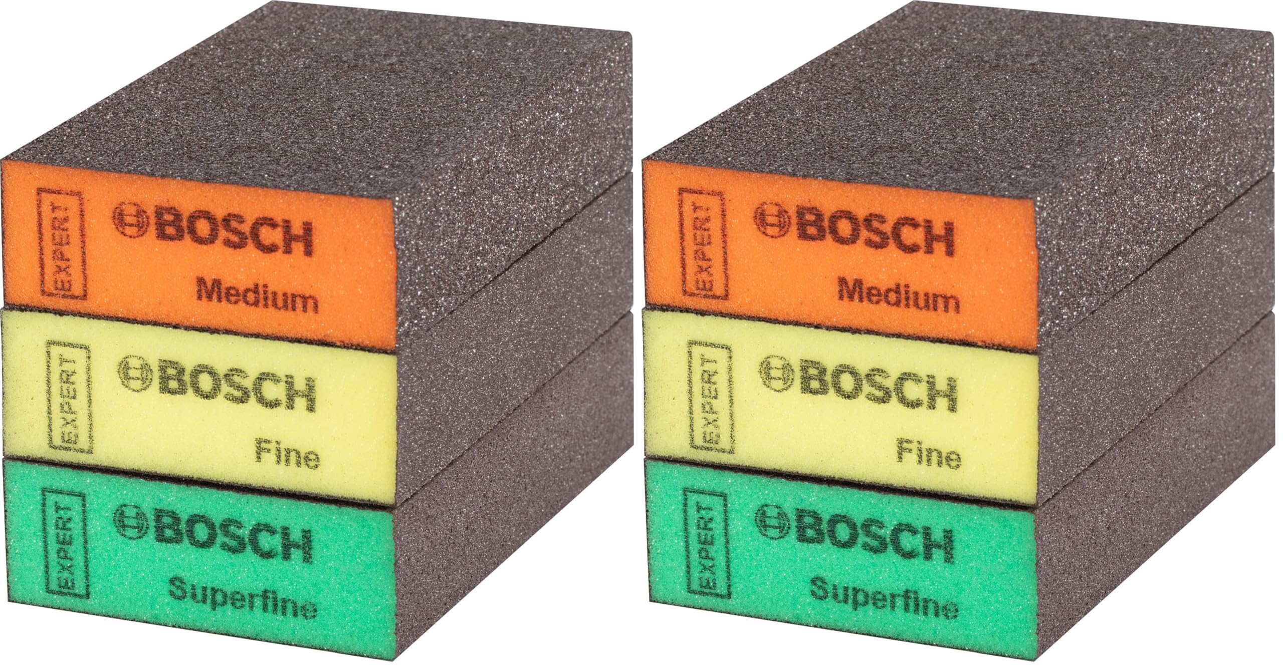 Bosch Expert S471 éponge abrasive 69x97 mm lot 3 grains