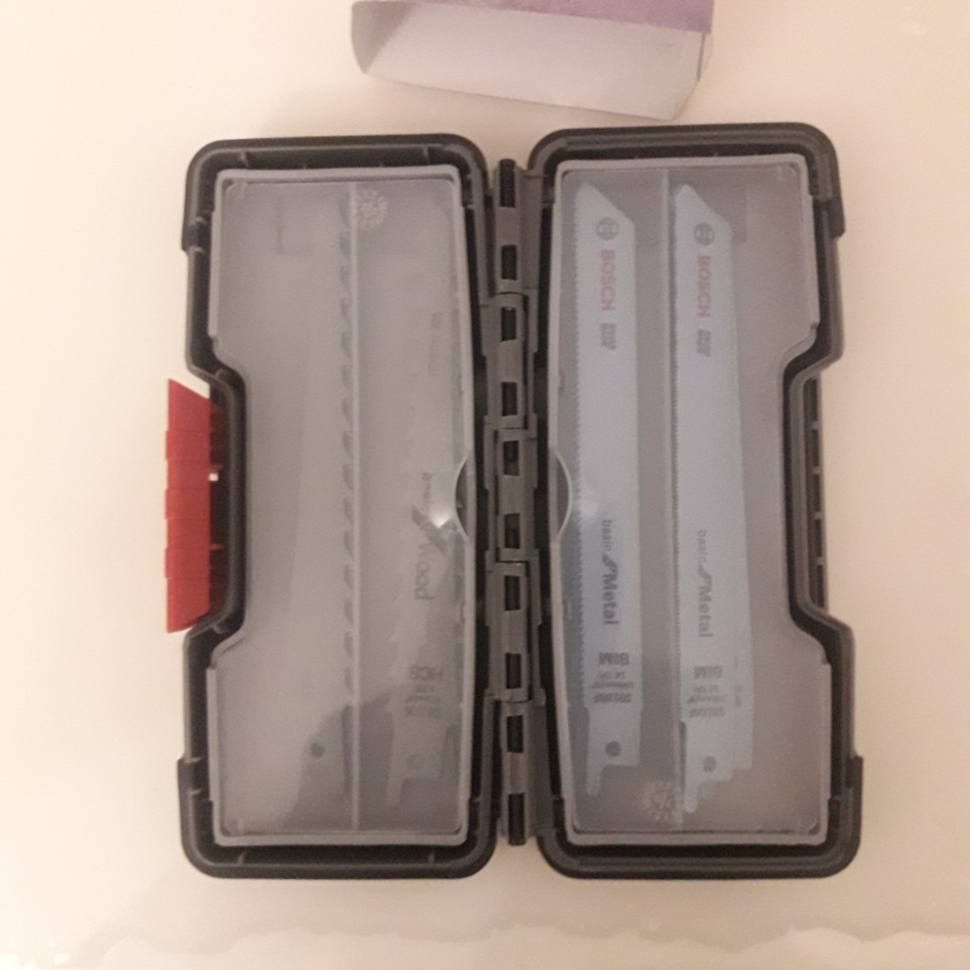 Bosch Set 15 lames scie sabre bois métal ToughBox