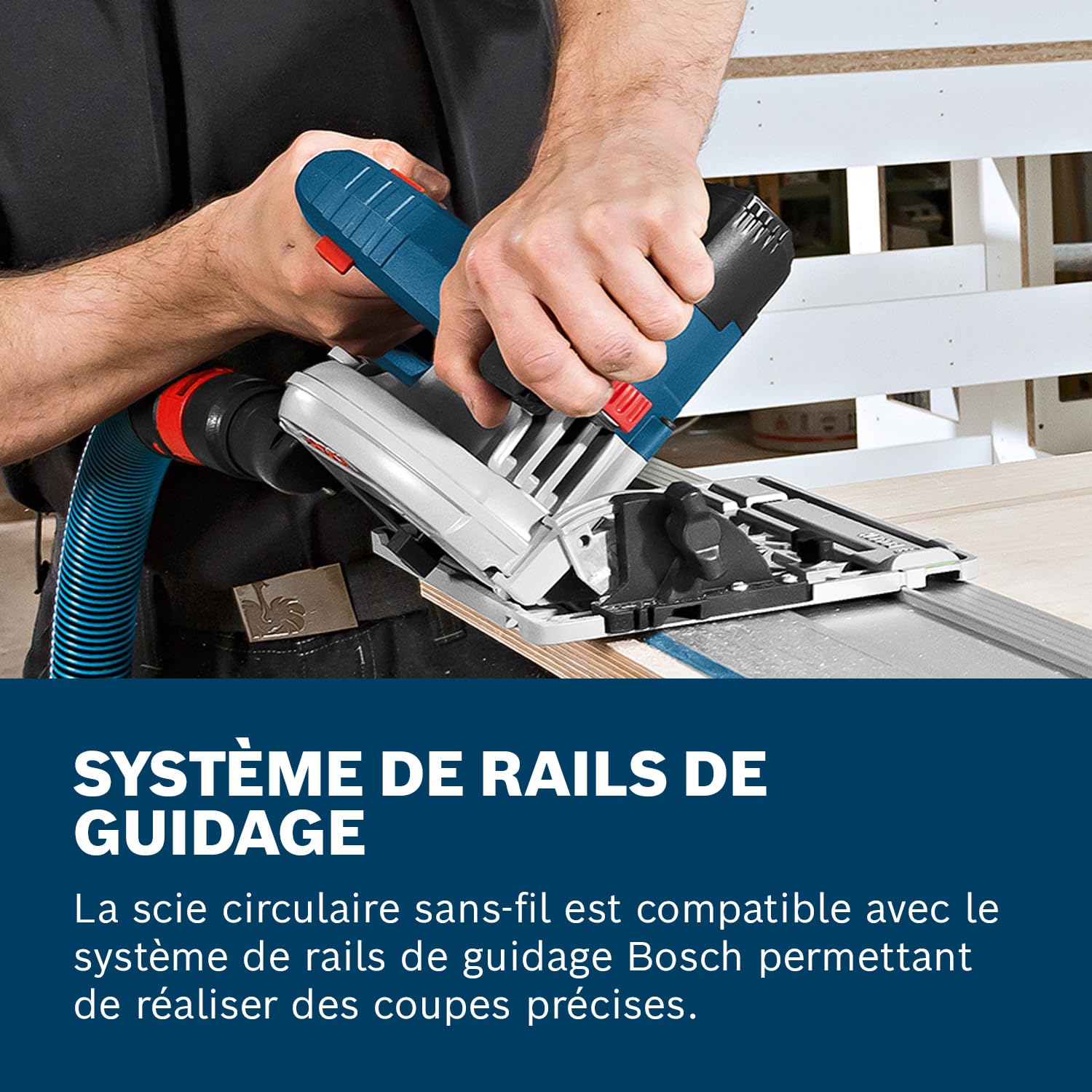 Bosch Professional GKS 18V-57 G scie circulaire sans fil 2x4,0 Ah
