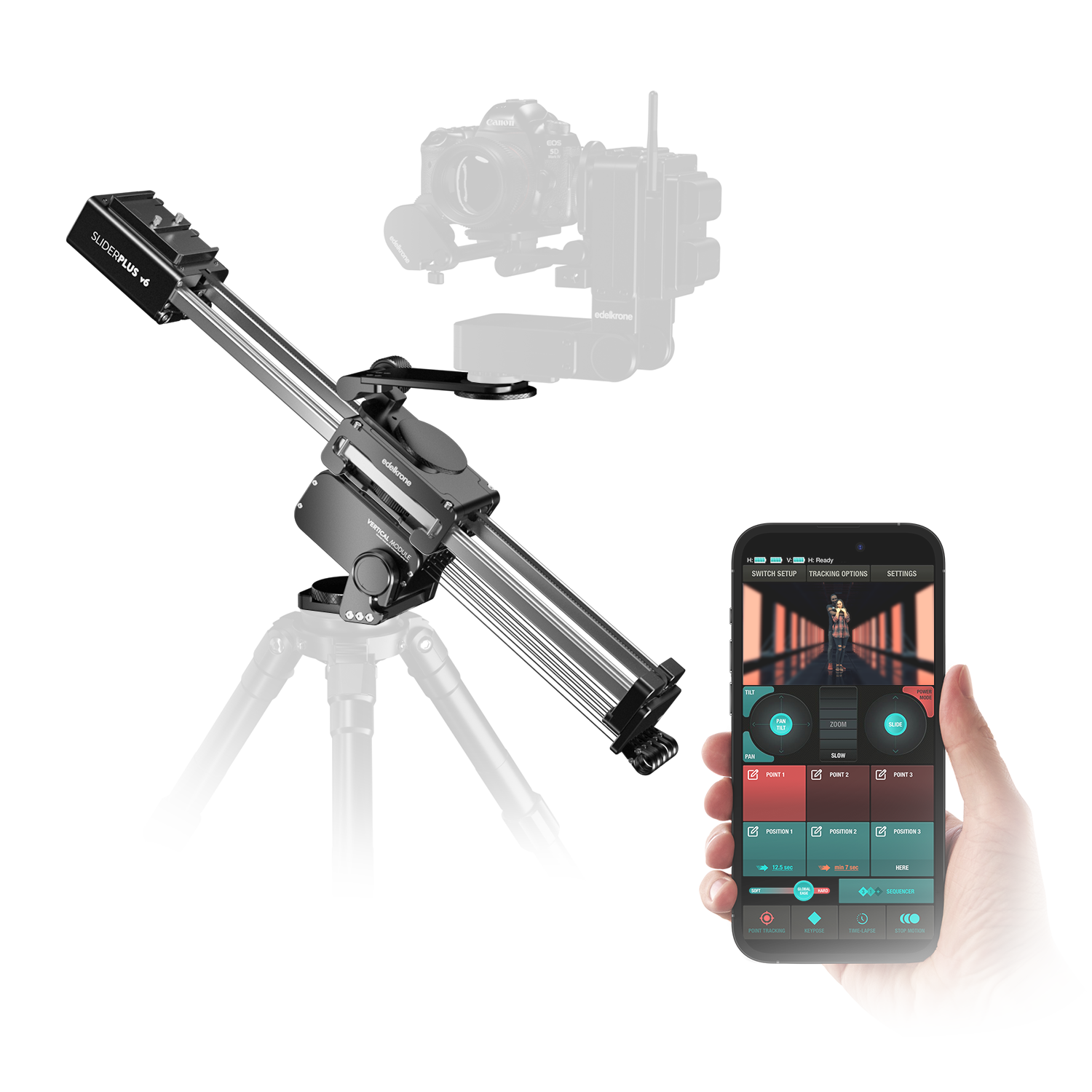 Edelkrone SliderPLUS v6 Slider double distance