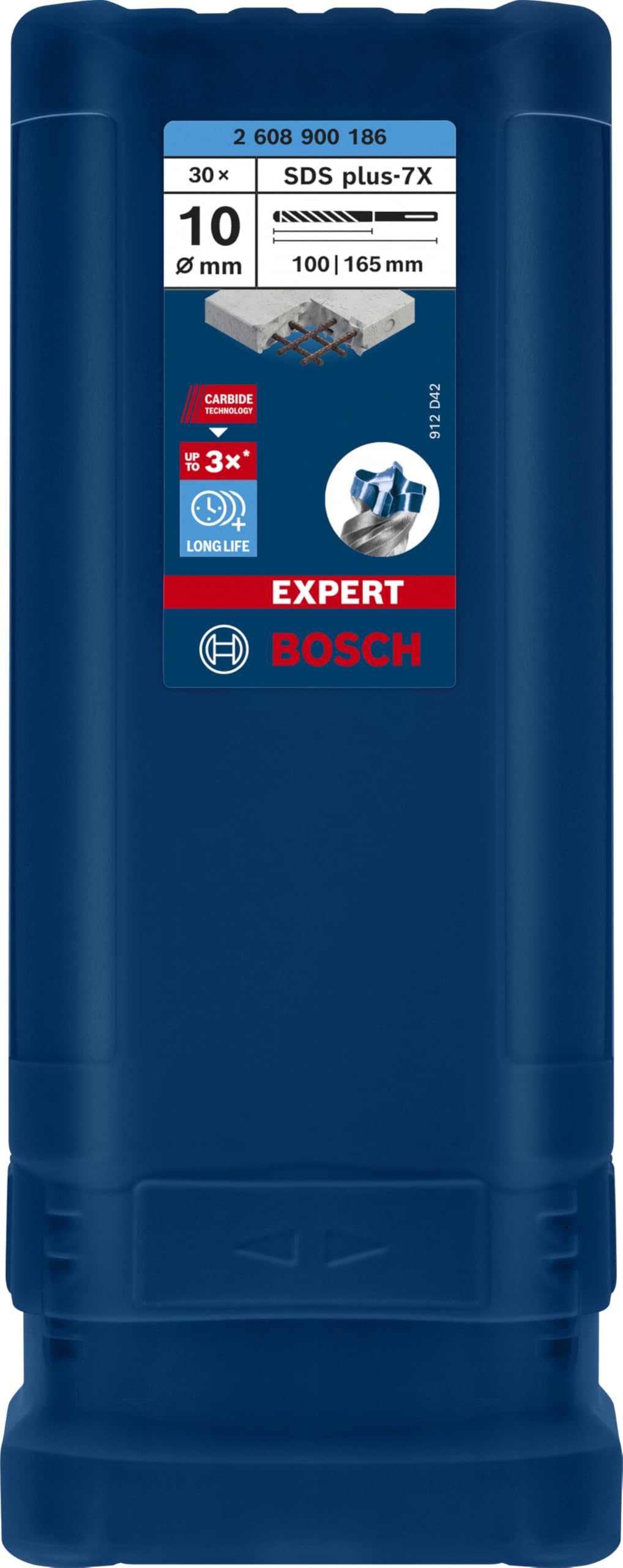 Bosch EXPERT SDS plus-7X foret béton Ø10 mm lot 30