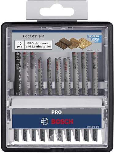 Bosch PRO Hardwood coffret lames scie sauteuse 83 mm lot 10