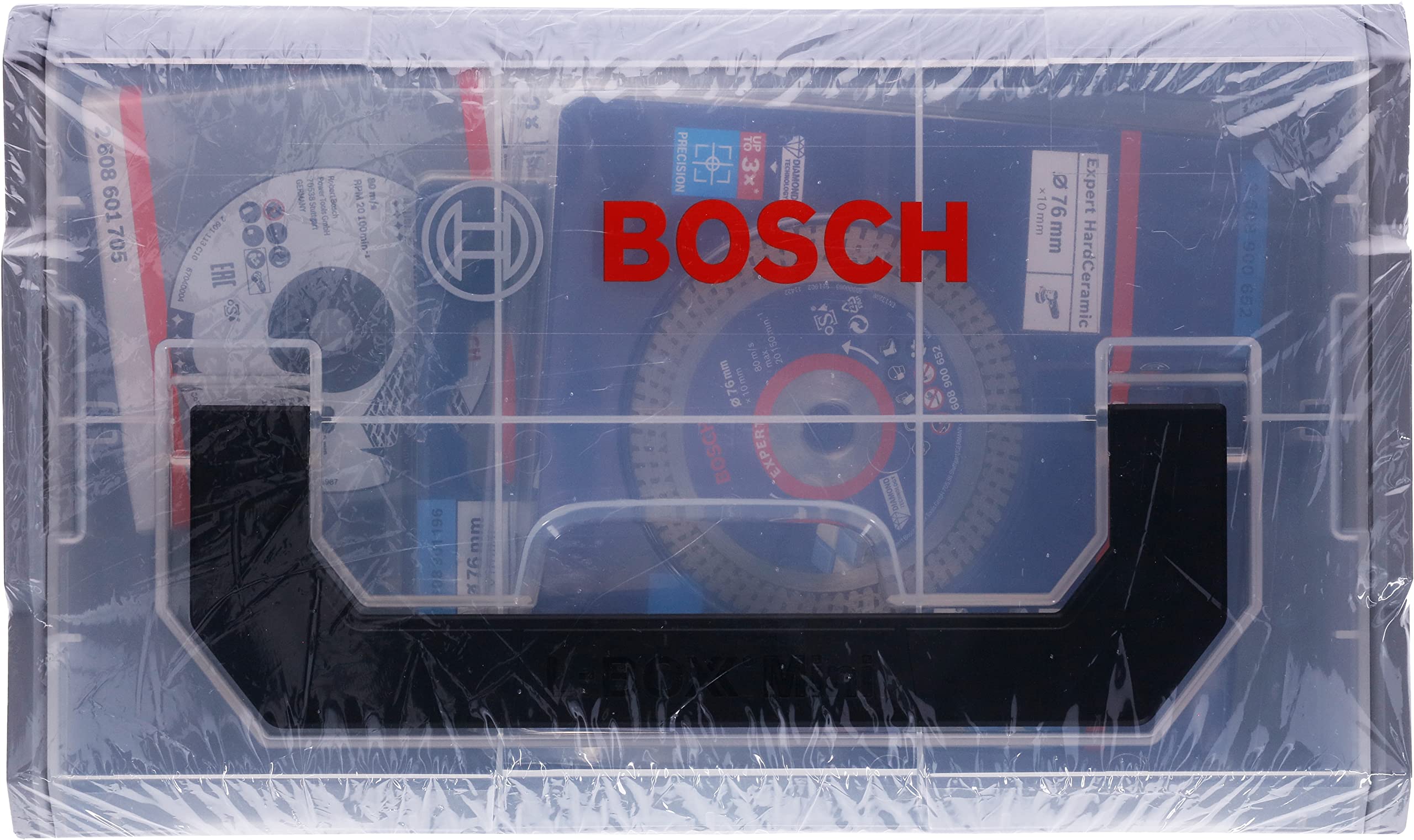Bosch Set 9 Disques 76 mm GWS-12V + Mini L-BOXX