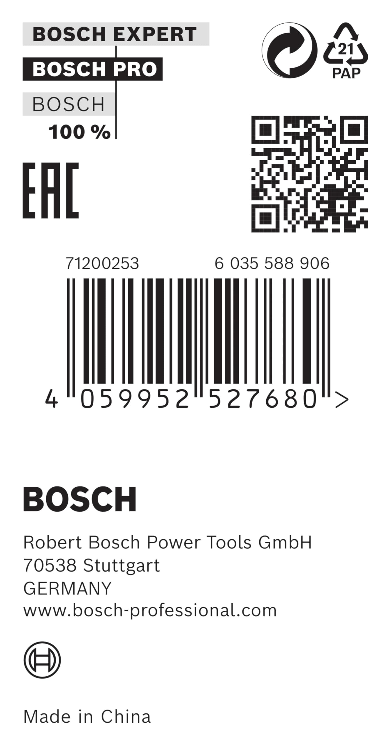 Bosch PRO Reduction Ring bague lame 20-16 mm 0,8 mm