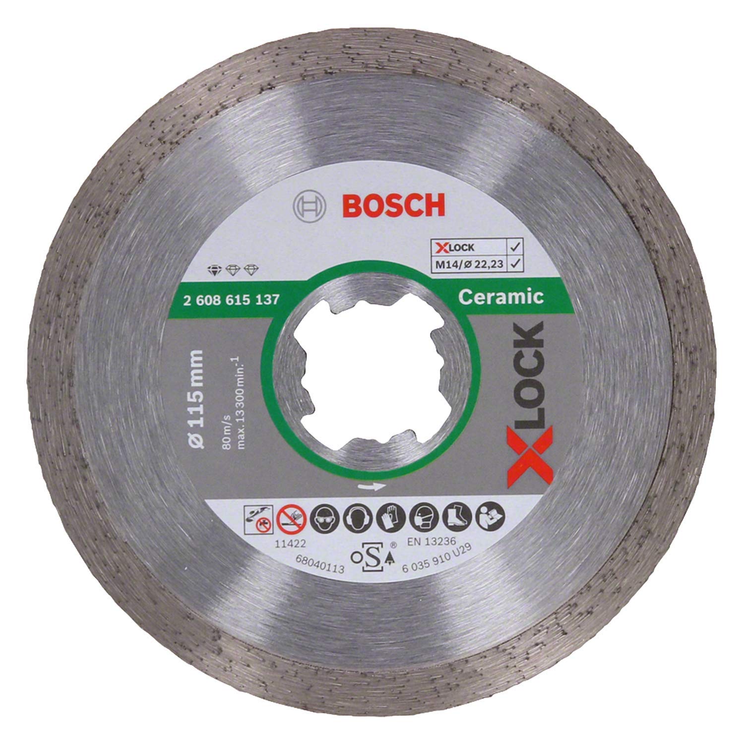 Bosch X-LOCK Disque Diamant Céramique 115 mm