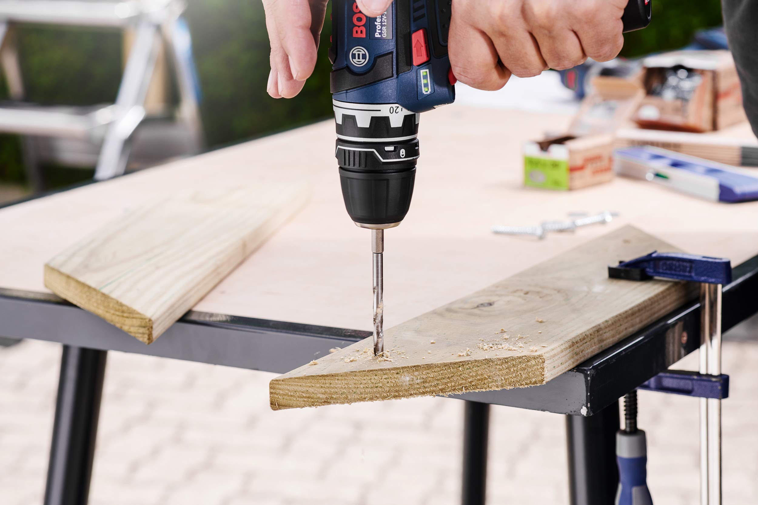 Bosch Coffret 7 forets hélicoïdaux bois pour perceuse