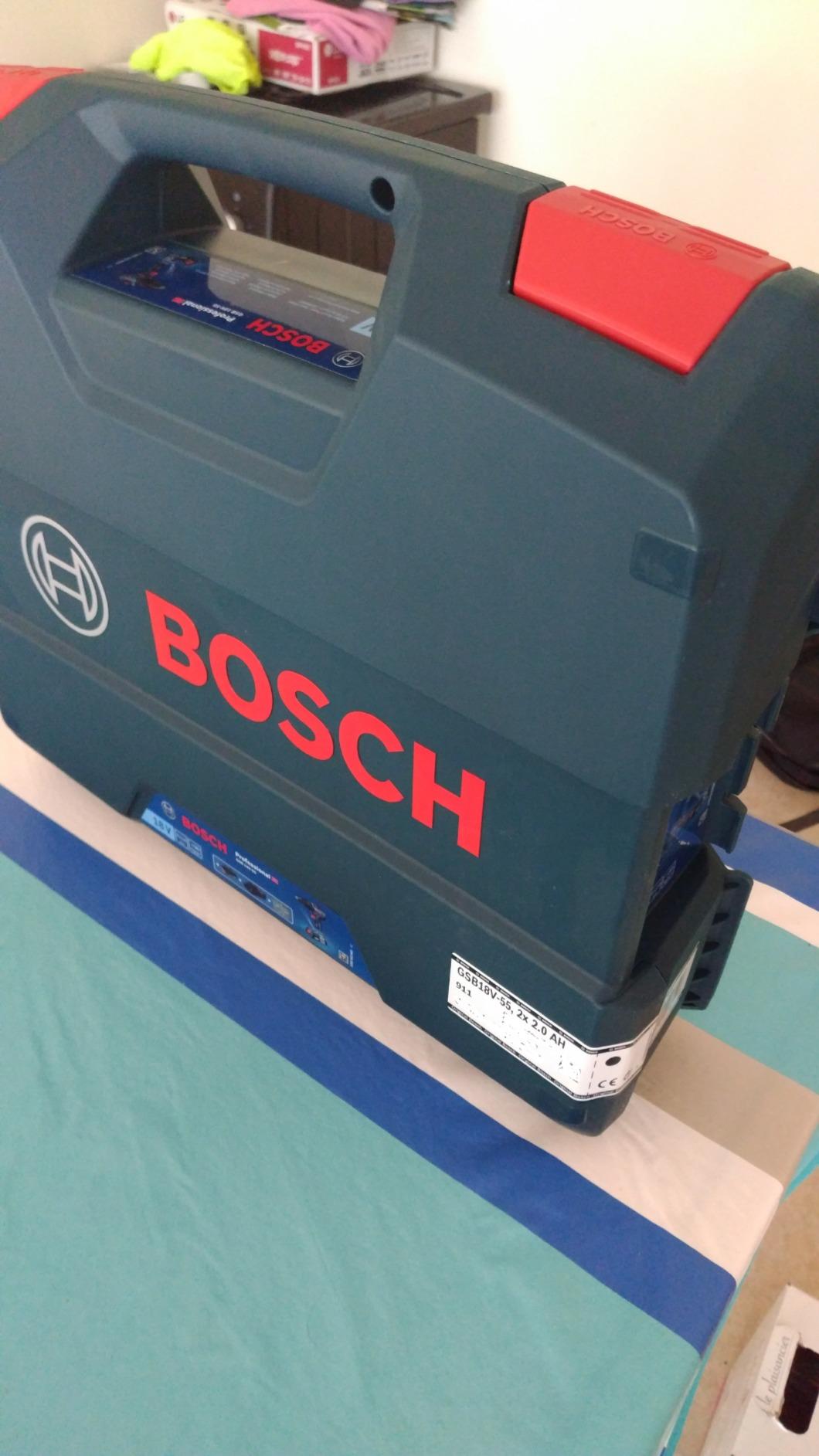 Bosch GSB 18V-55 perceuse visseuse 55 Nm 2 batteries