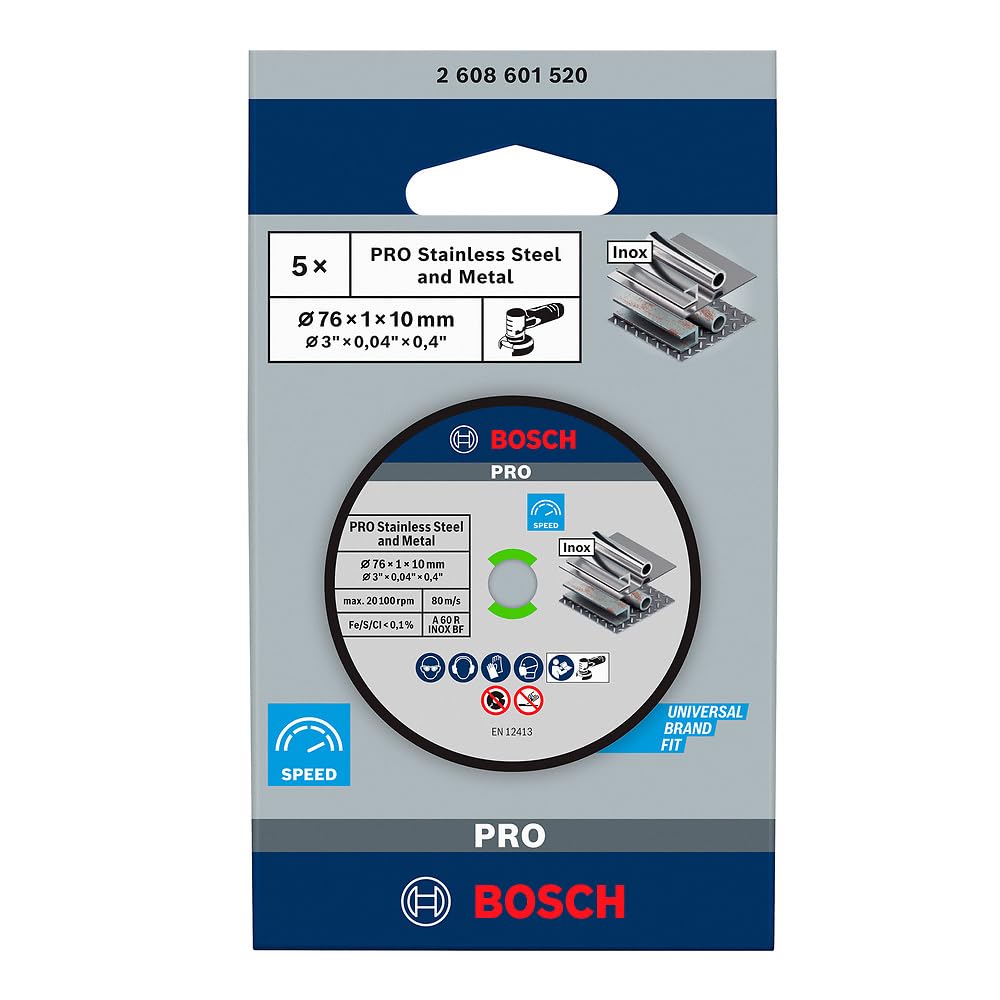 Bosch Expert for Inox disque à tronçonner 76x1x10 mm