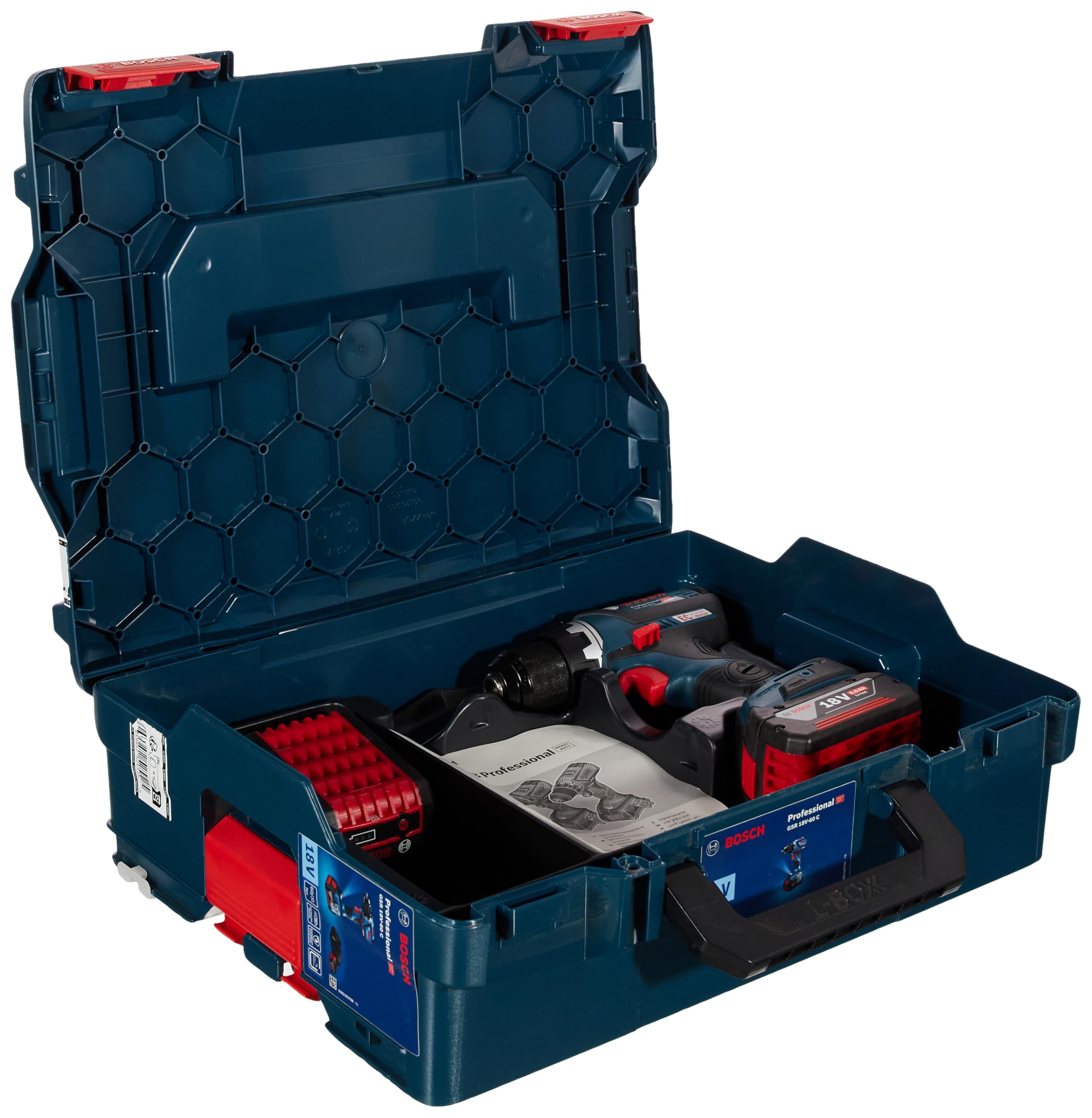 Bosch GSR 18V-60 C perceuse-visseuse 2x 5.0Ah L-BOXX