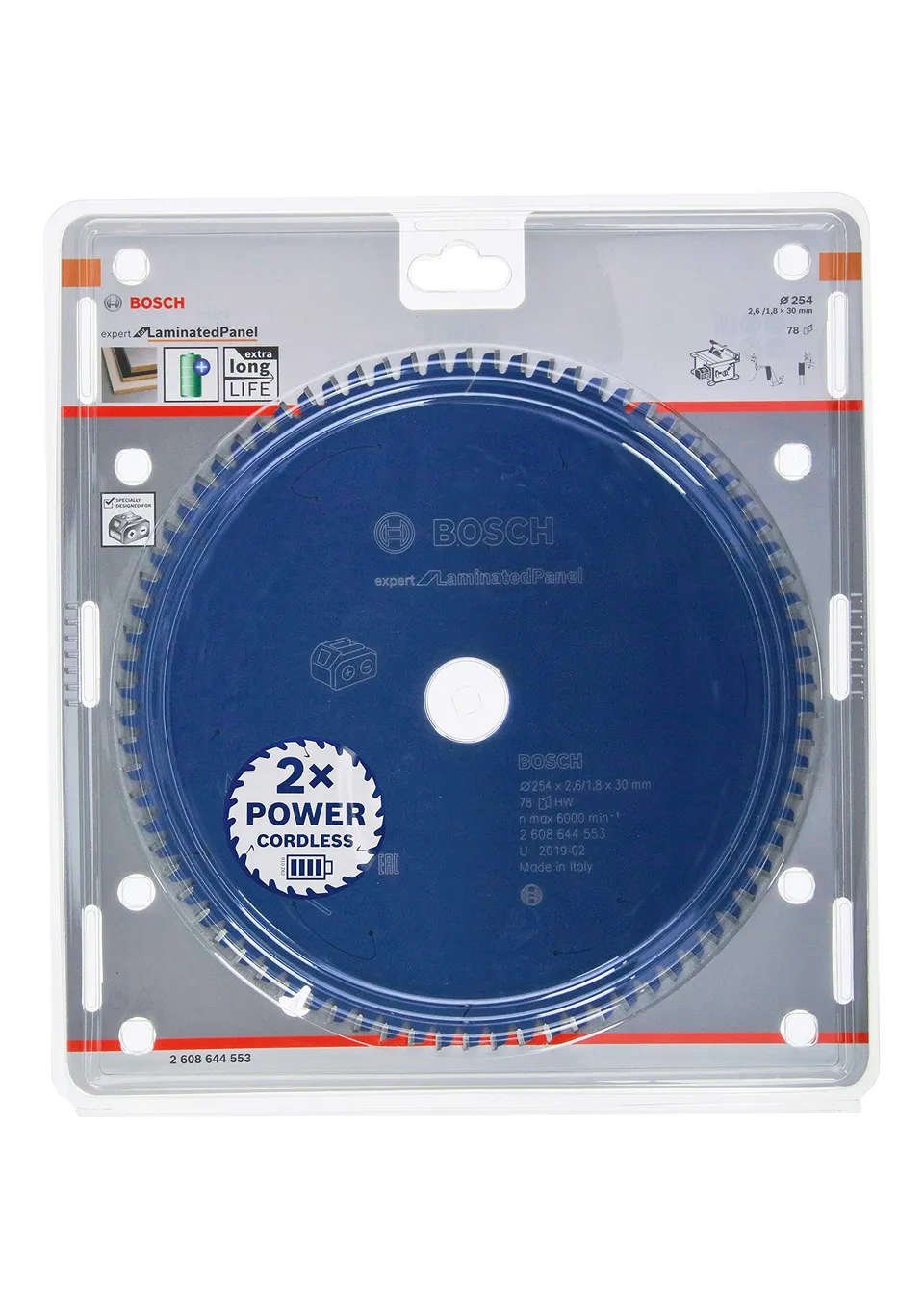 Bosch Expert Laminated Panel 254 mm lame scie circulaire 78 dents