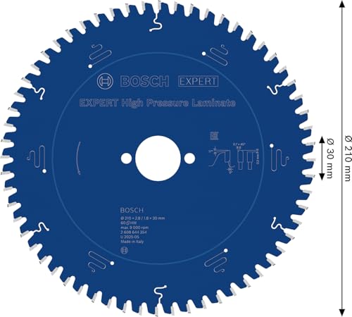 Bosch Expert Laminate lame circulaire 210x30 mm 60 dents