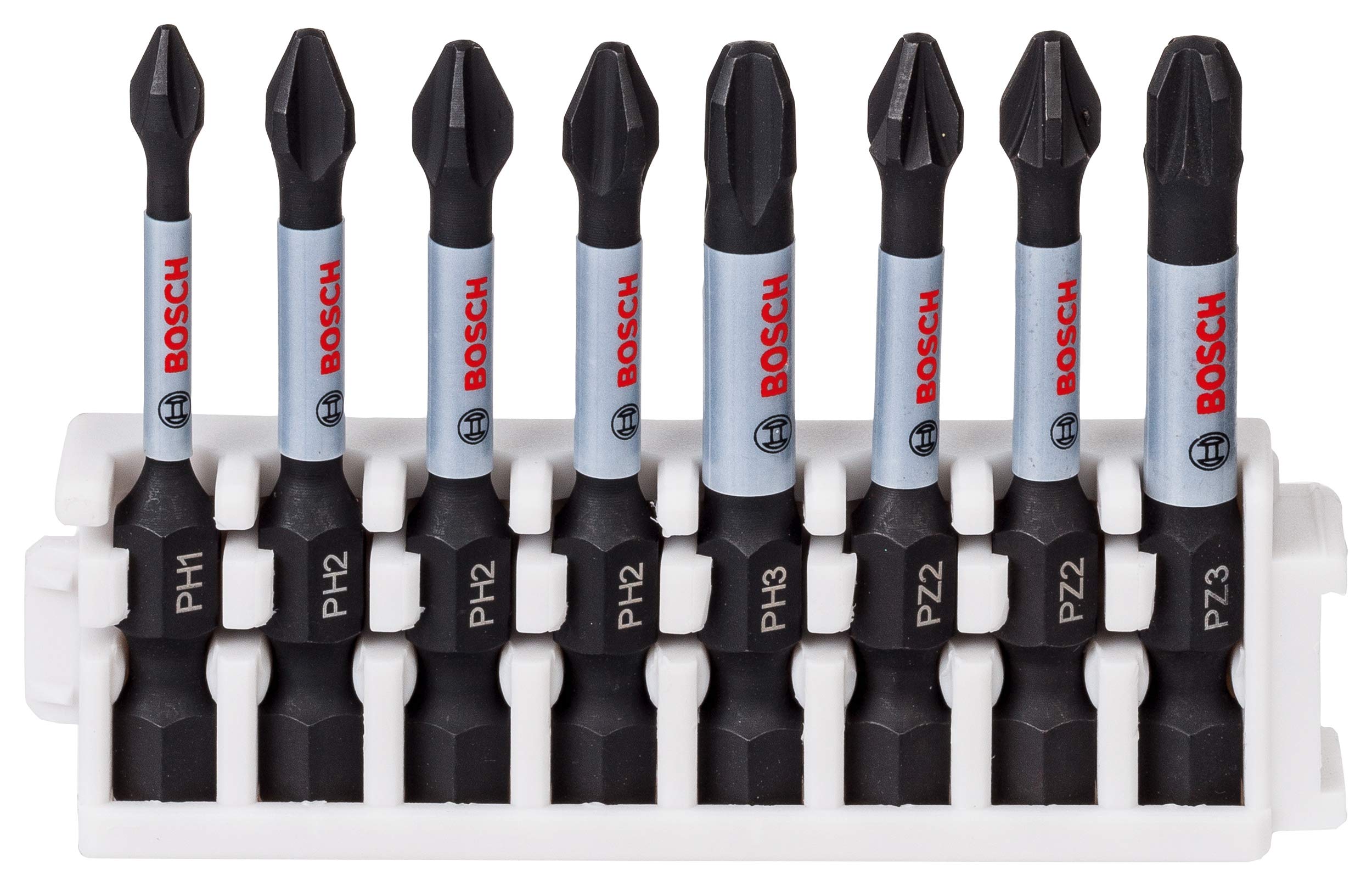 Bosch Assortiment 8 embouts Impact PH PZ 50 mm